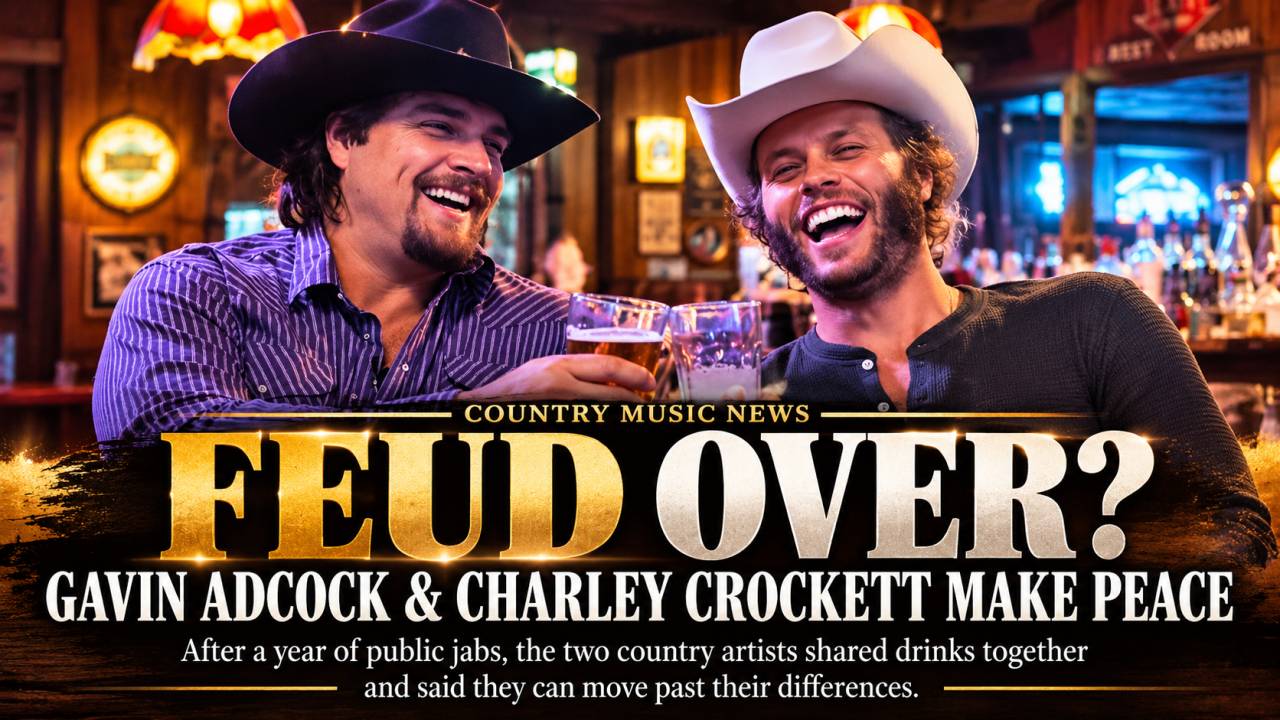 Gavin Adcock and Charley Crockett Put Their Feud to Rest Over Drinks