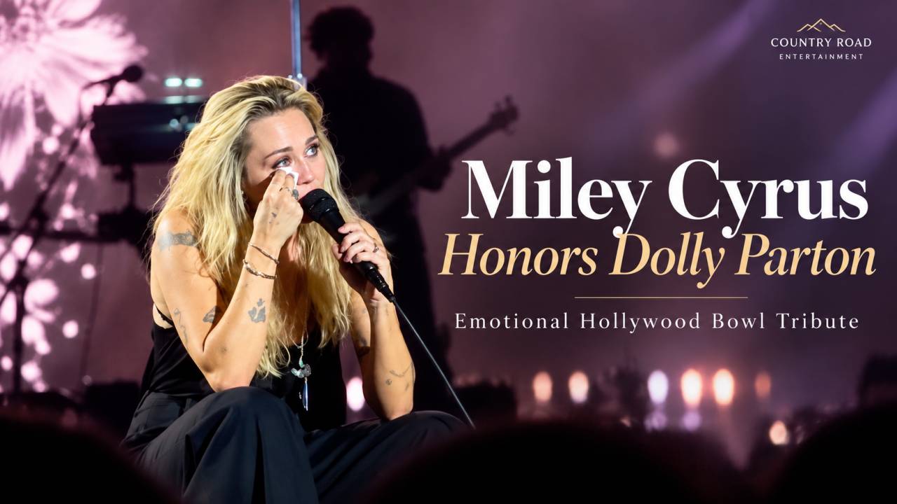 Miley Cyrus Breaks Down in Tears Honoring Dolly Parton at Hollywood Bowl