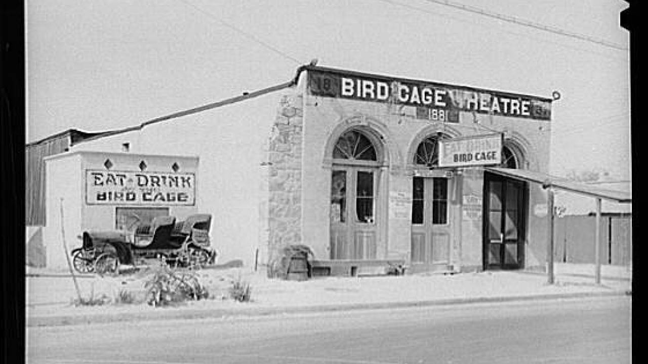 Haunted Country Roads: Bird Cage Theatre — The Old West Behind the Curtain