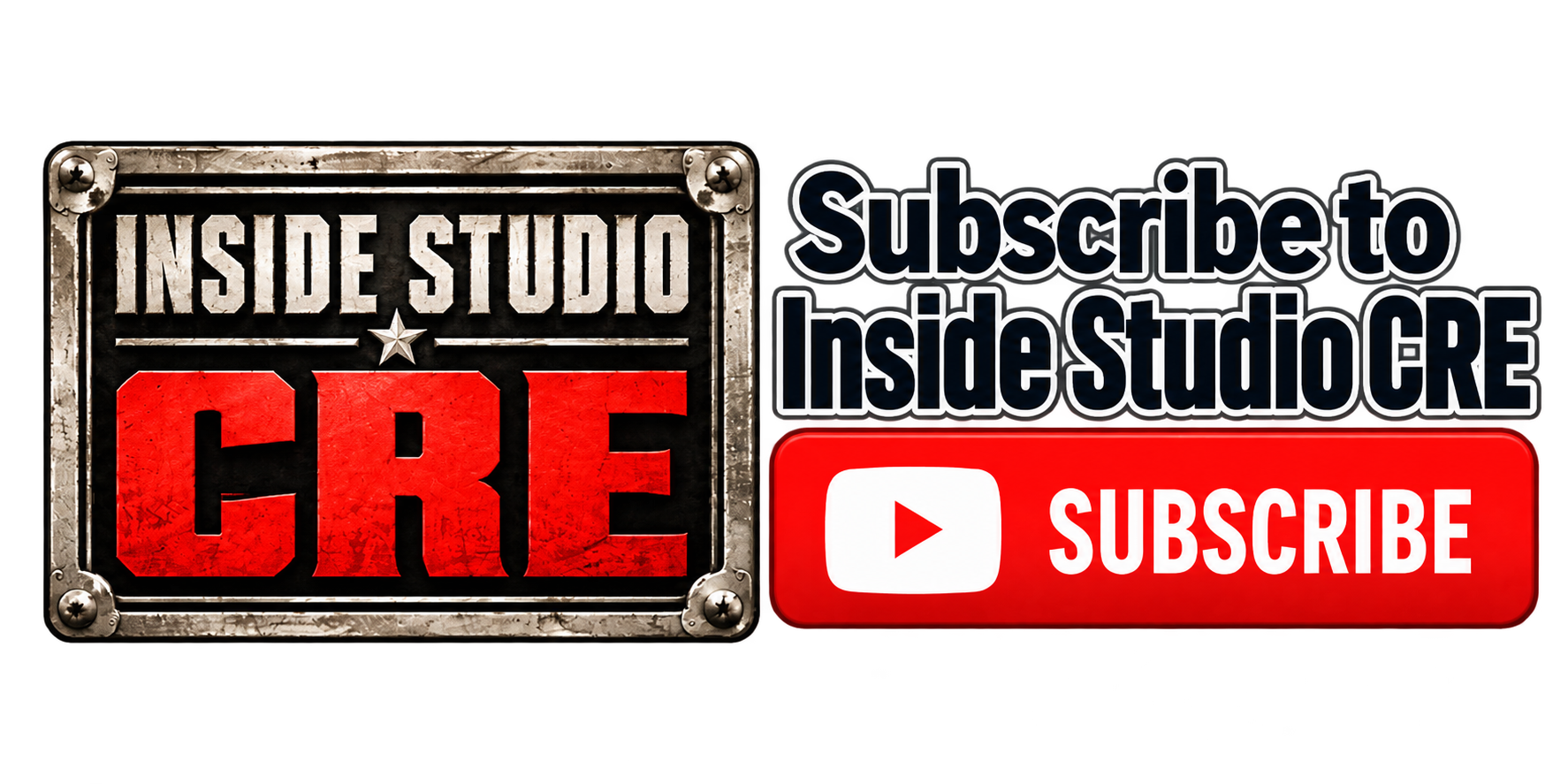 Subscribe to Inside Studio CRE on YouTube